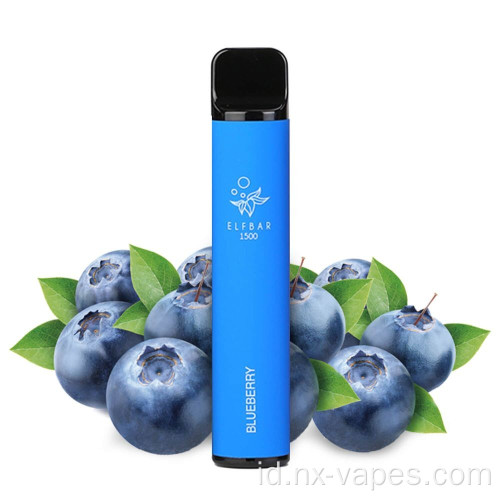 Elf Bar 1500 Puff sekali pakai Vape Kit